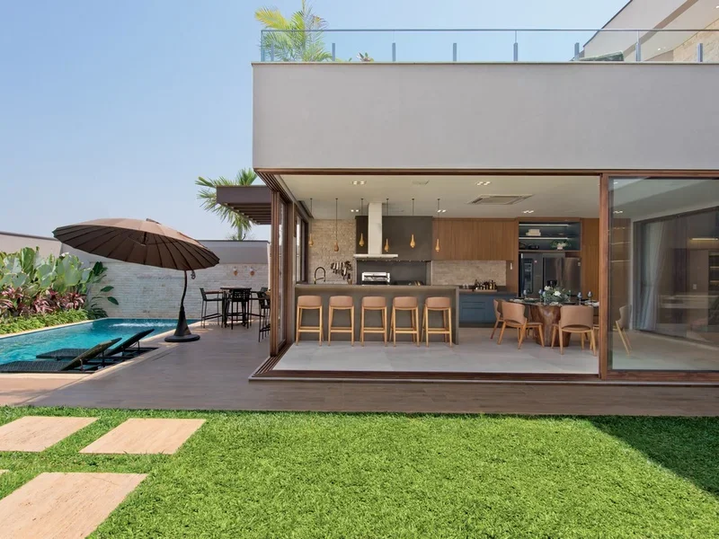Projeto de Fachada de Mansão no Terras de São José