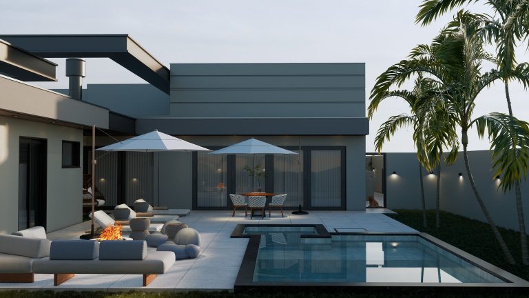 Casa Térrea em Dourados/MS: projeto de arquitetura e interiores de Juliana Saraiva, foto 1 de 15