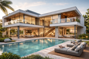 Projeto arquitetônico de alto padrão com arquitetura autoral e soluções exclusivas desenvolvido por Juliana Saraiva